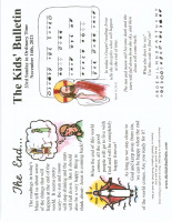 Children's bulletin November 14, 2021