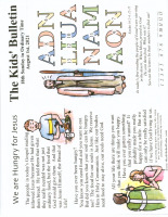 Children's bulletin August 1, 2021